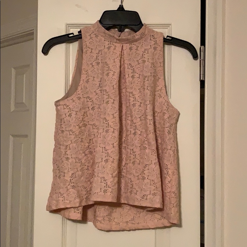 Love Fire Pink Lace Top